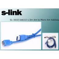 S-LINK SL-3010 USB 3,0 1,5MT AM TO MICRO AM